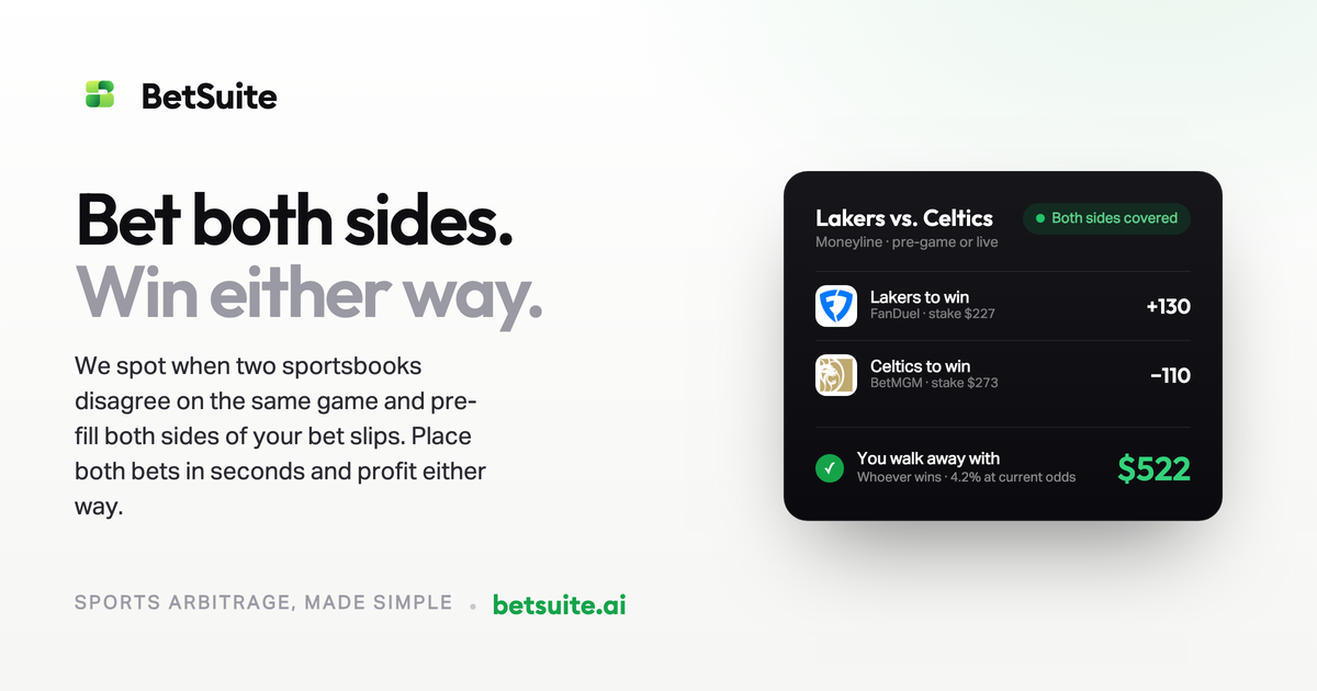 I spent a year building a desktop app that finds sports betting arbitrage, and today I launched a fr